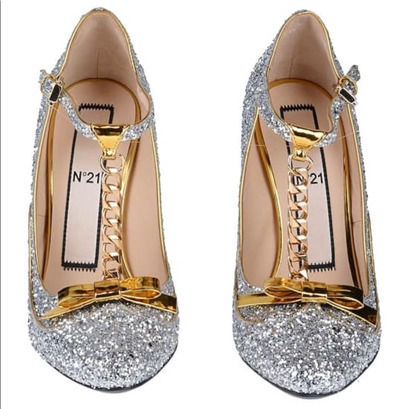 N21 sparkle heels, size 6 - Picture 2 of 4